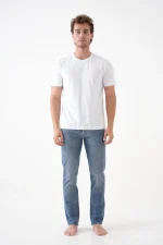 Jacob Cohen 'Logo Embroidered' T-Shirt - Afbeelding 6
