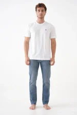 Jacob Cohen 'Logo Patch' T-Shirt - Afbeelding 6