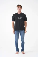 Balenciaga 'XXXL Logo' Embroidered T-Shirt - Afbeelding 8