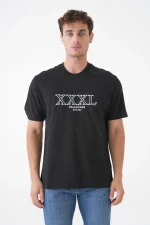 Balenciaga 'XXXL Logo' Embroidered T-Shirt