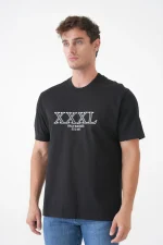 Balenciaga 'XXXL Logo' Embroidered T-Shirt - Afbeelding 3
