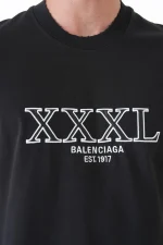 Balenciaga 'XXXL Logo' Embroidered T-Shirt - Afbeelding 5