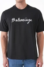 Balenciaga 'Handwritten Logo' Print T-Shirt - Afbeelding 4