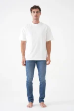 Ami Paris 'Tonal Logo' Embroidered T-Shirt - Afbeelding 8