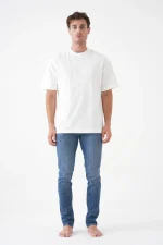 Ami Paris 'Tonal Logo' Embroidered T-Shirt - Afbeelding 8