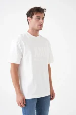 Ami Paris 'Tonal Logo' Embroidered T-Shirt - Afbeelding 2