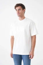 Ami Paris 'Tonal Logo' Embroidered T-Shirt - Afbeelding 3