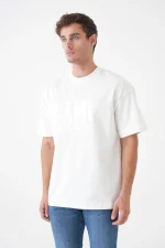 Ami Paris 'Tonal Logo' Embroidered T-Shirt - Afbeelding 3