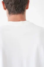 Ami Paris 'Tonal Logo' Embroidered T-Shirt - Afbeelding 6