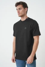 Moncler 'Tricolour Detail' Logo Patch T-Shirt - Afbeelding 3