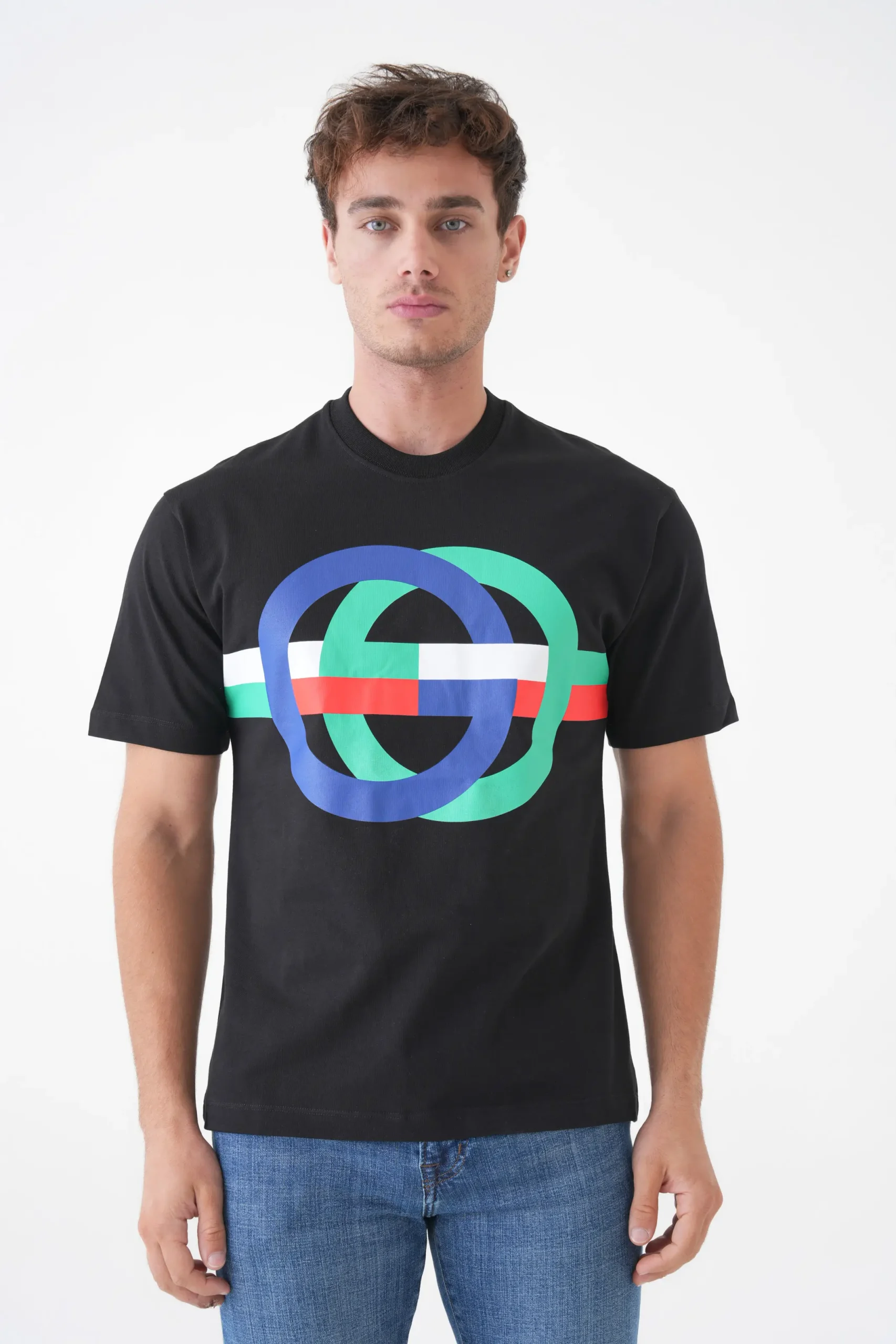 20251728 Gucci Logo Print T-Shirt - Afbeelding 1