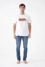 Off-White 'Neen Graffiti Skate' Print T-Shirt - Afbeelding 8