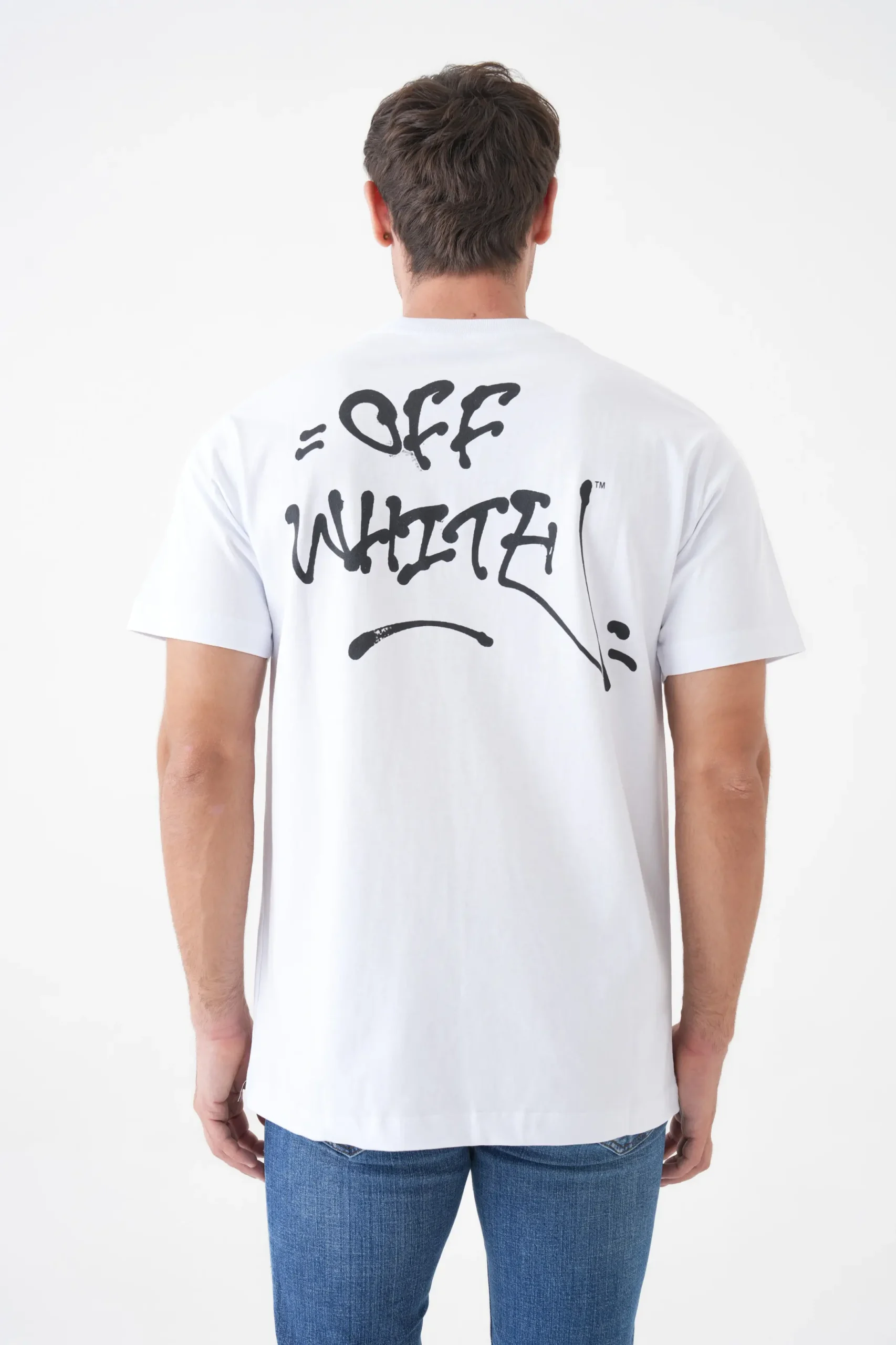 20251804 Off-White 'Neen Graffiti Skate' Print T-Shirt - Afbeelding 1