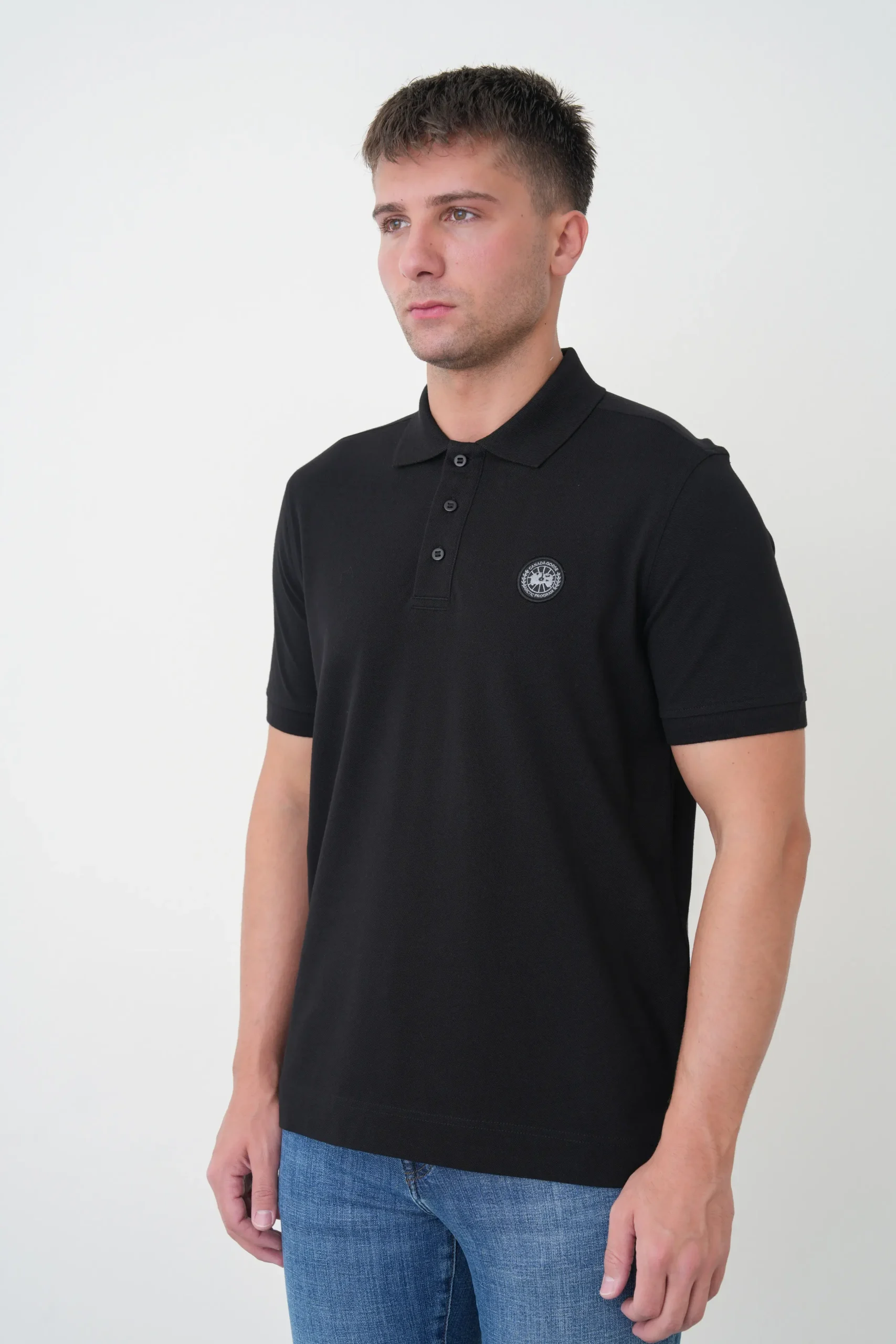 26 mayıs1455 Canada Goose 'Beckley Black Label' Polo Shirt - Afbeelding 1