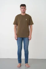 Ami Paris 'White Heart' Embroidered T-Shirt - Afbeelding 9