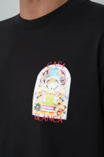 Casablanca 'Tennis Landscape' Print T-Shirt - Afbeelding 6
