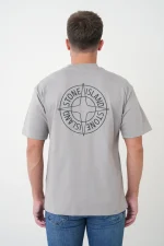 Stone Island 'Outline Compass' Print T-Shirt