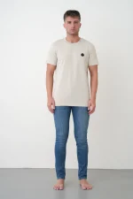 Moncler 'Tricolour Detail' Logo Patch T-Shirt - Afbeelding 8