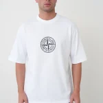 Stone Island 'Compass' Print T-Shirt