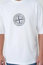 Stone Island 'Compass' Print T-Shirt - Afbeelding 4
