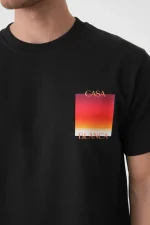 Casablanca 'Gradient Square' Print T-Shirt - Afbeelding 5