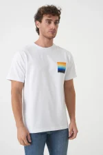 Casablanca 'Gradiënt Logo' Print T-Shirt - Afbeelding 3