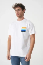 Casablanca 'Gradiënt Logo' Print T-Shirt - Afbeelding 4