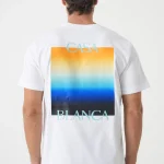 Casablanca 'Gradiënt Logo' Print T-Shirt