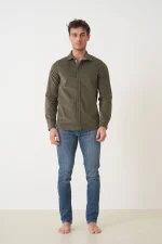 Jacob Cohen 'Ribbed Velvet' Overhemd - Afbeelding 10