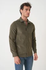 Jacob Cohen 'Ribbed Velvet' Overhemd - Afbeelding 2