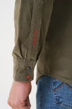 Jacob Cohen 'Ribbed Velvet' Overhemd - Afbeelding 7