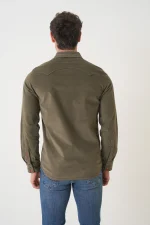 Jacob Cohen 'Ribbed Velvet' Overhemd - Afbeelding 8