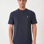 Ami Paris 'White Heart' Embroidered T-Shirt