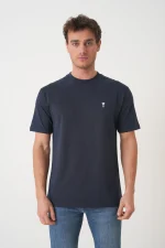 Ami Paris 'White Heart' Embroidered T-Shirt