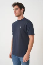 Ami Paris 'White Heart' Embroidered T-Shirt - Afbeelding 2