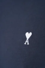 Ami Paris 'White Heart' Embroidered T-Shirt - Afbeelding 6
