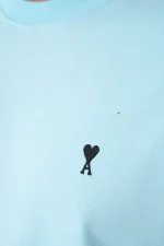 Ami Paris 'Black Heart' Embroidered T-Shirt - Afbeelding 5