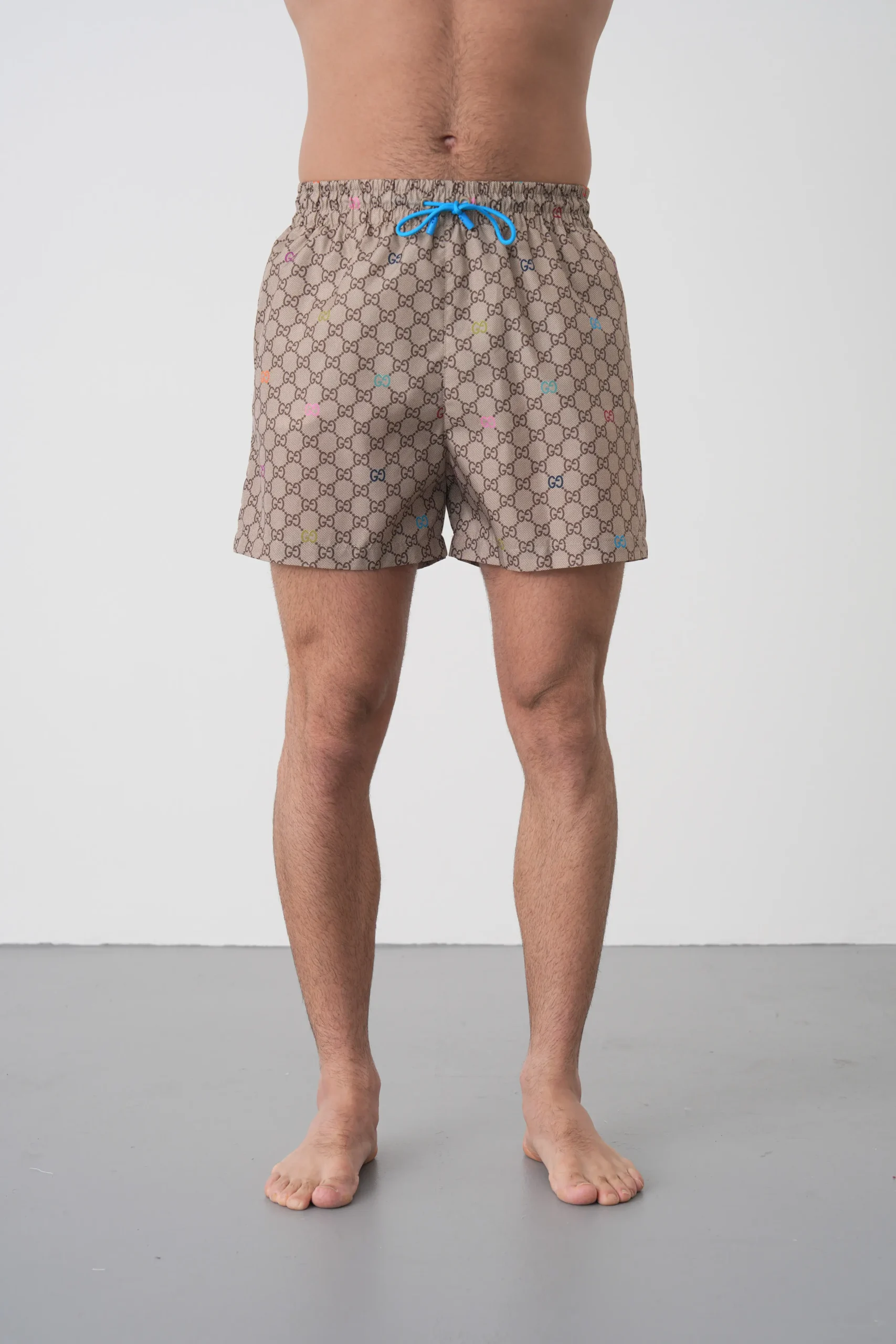 studio202602a1460 Gucci 'GG Supreme' Logo Print Zwembroek - Afbeelding 1
