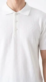 Louis Vuitton 'Damier Check' Embroidered Polo Shirt - Afbeelding 2