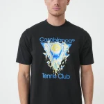 Casablanca 'Tennis Club Icon' Print T-Shirt