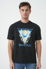 Casablanca 'Tennis Club Icon' Print T-Shirt