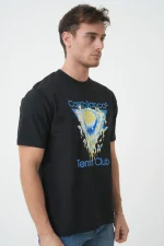 Casablanca 'Tennis Club Icon' Print T-Shirt - Afbeelding 3