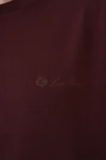 Loro Piana Logo Print Classic T-Shirt - Afbeelding 8