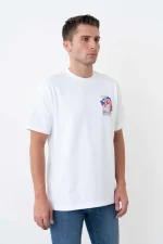 Casablanca 'Galactic Connection' Print T-Shirt - Afbeelding 4