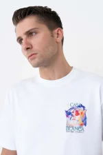 Casablanca 'Galactic Connection' Print T-Shirt - Afbeelding 6