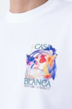 Casablanca 'Galactic Connection' Print T-Shirt - Afbeelding 9