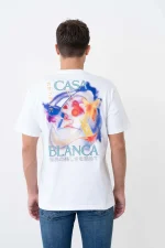 Casablanca 'Galactic Connection' Print T-Shirt