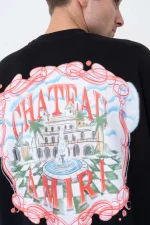 Amiri 'Chateau Sketch' Print T-Shirt - Afbeelding 11