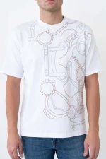 Hermès 'Eperon d'Or Detail' T-Shirt - Afbeelding 4