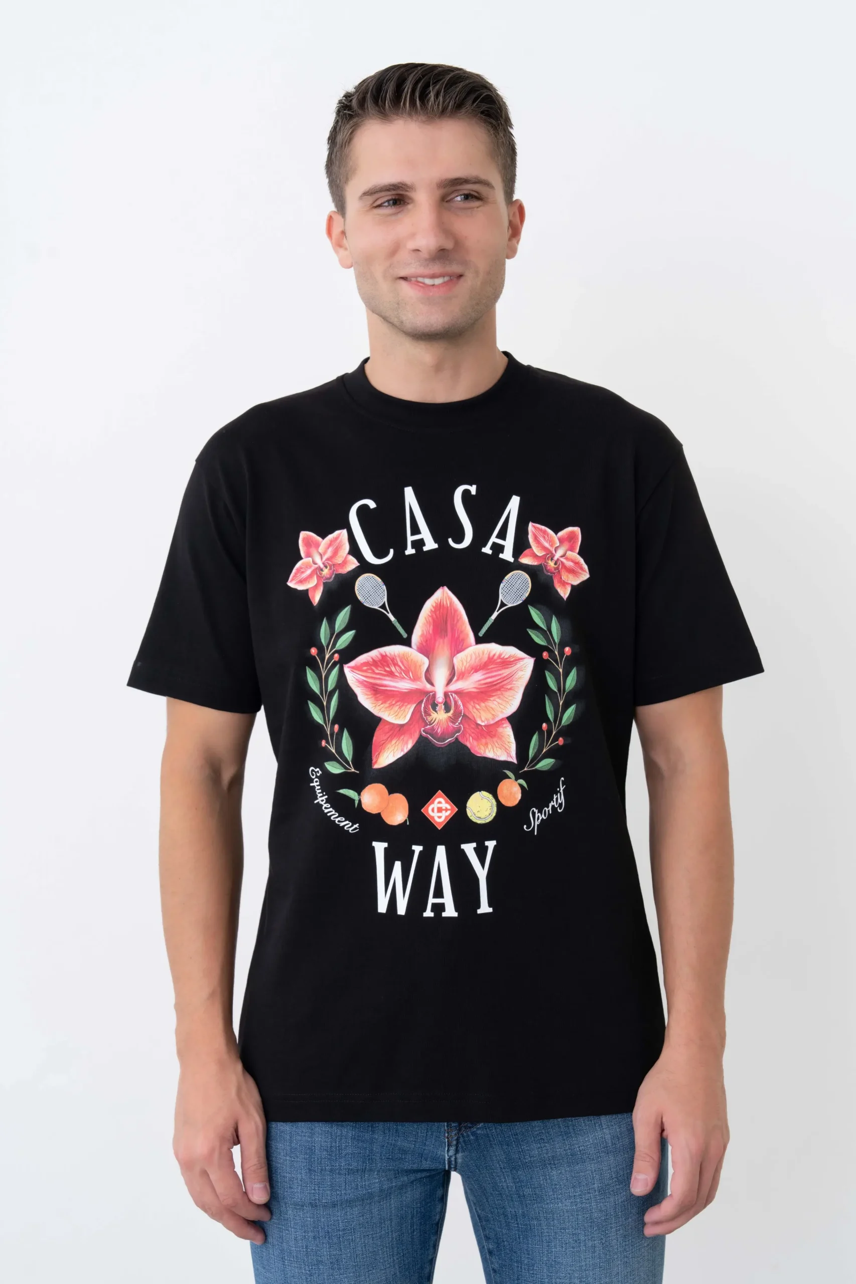 cekim (421) Casablanca 'Casa Way' Print T-Shirt - Afbeelding 1